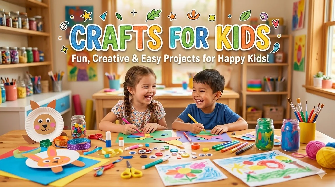 Featured image for Crafts for Kids: Easy, Creative, and Educational Activities For Every Age