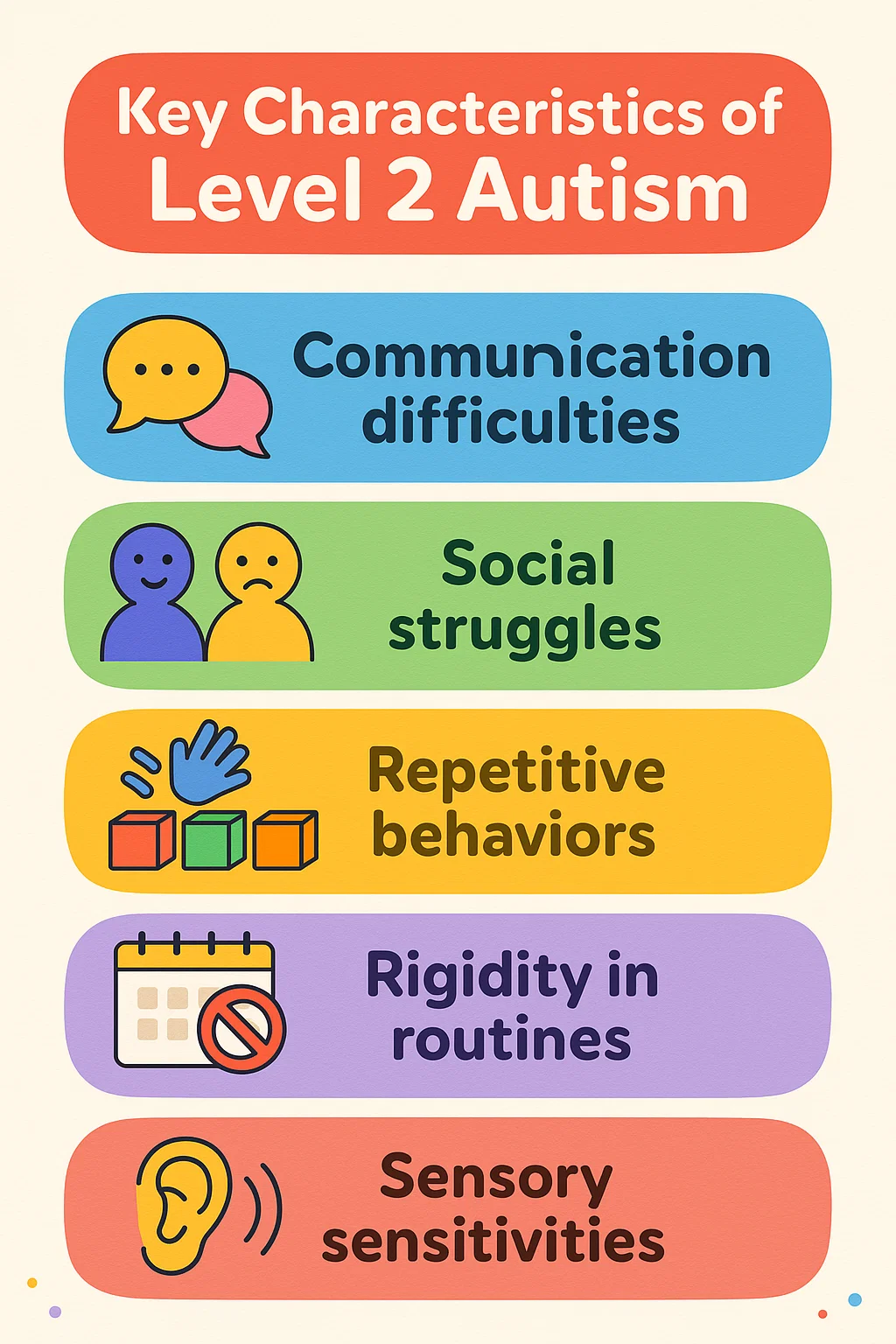 Key Characteristics of Level 2 Autism for Is Level 2 Autism Considered High-Functioning? A Complete Guide