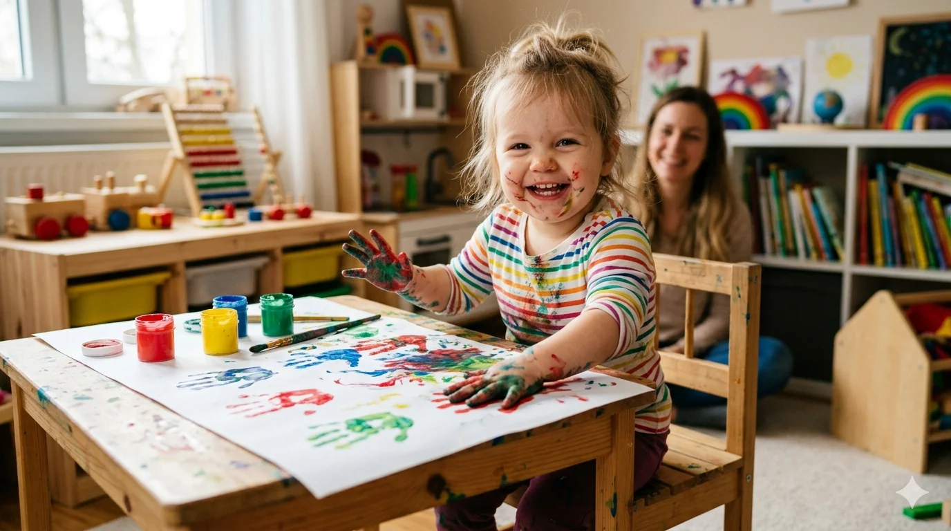 Finger painting for Crafts for Kids: Easy, Creative, and Educational Activities For Every Age