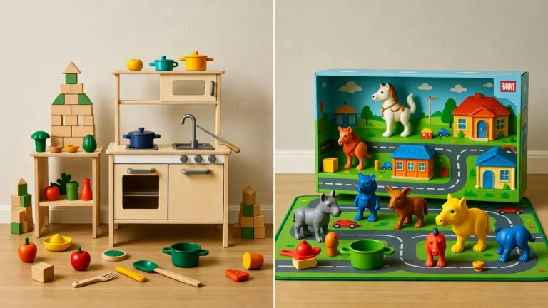Pretend Play Sets vs Character-Themed Toys for Educational Toy Ideas That Encourage Creativity and Motor Skills in Two-Year-Olds