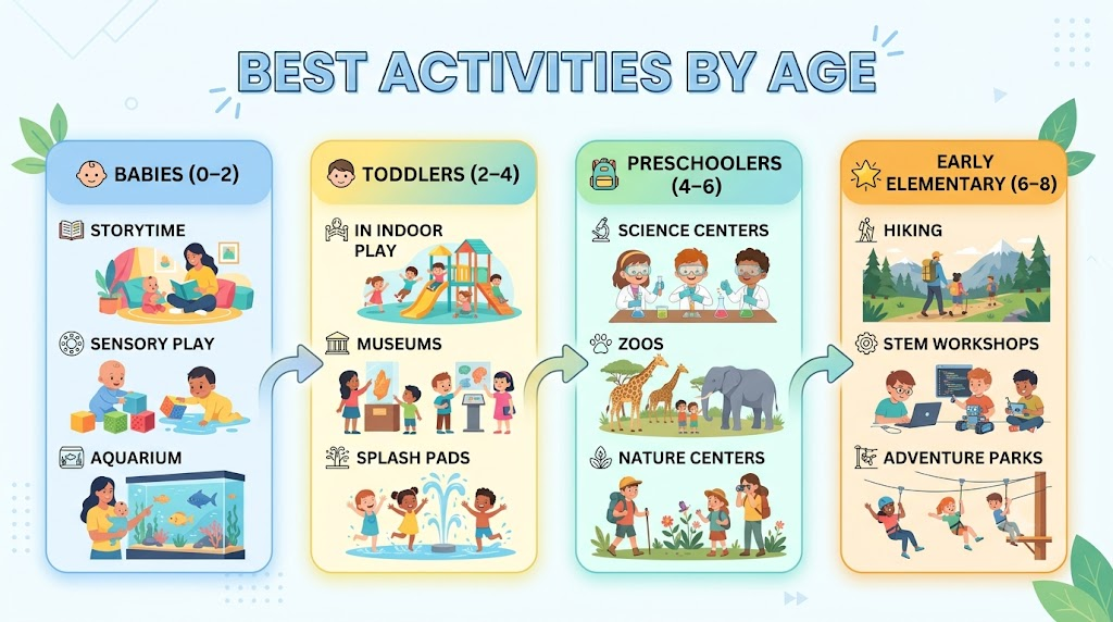 Things to Do by Your Child's Age for Things to Do in Los Angeles with Kids: The Complete Family Activity Guide
